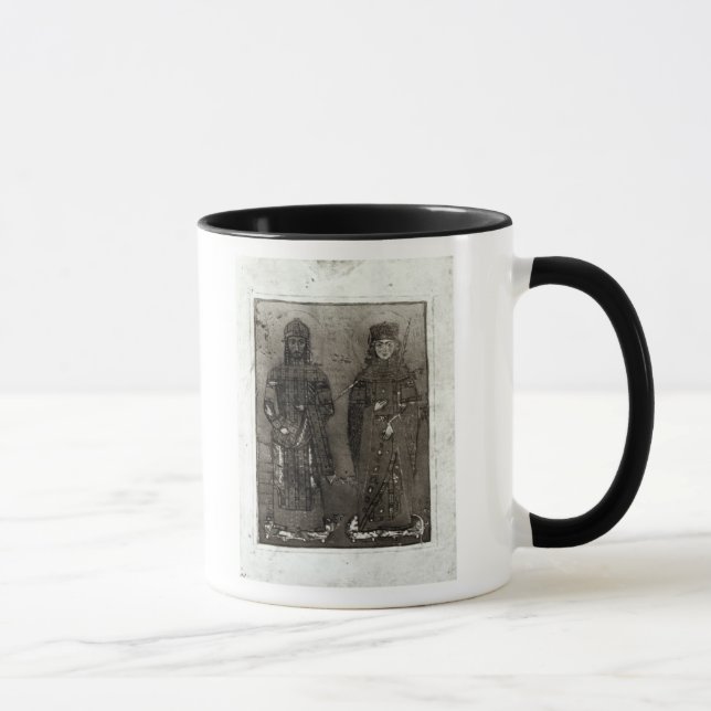 Manuel I Comnenus  and Empress Maria of Antioch Mug (Right)