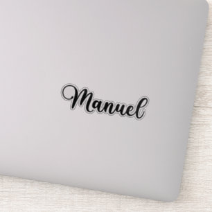 Manuel Name - Handwritten Calligraphy