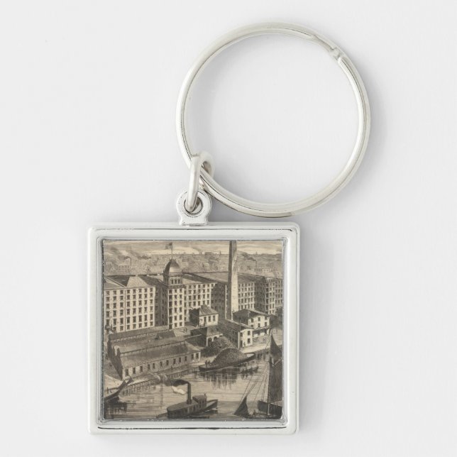 Manufactory of Clark's ONT Spool Cotton Key Ring (Front)
