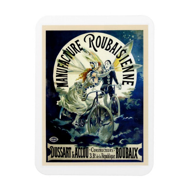 Manufacture Roubaisienne Bicycles Magnet (Vertical)