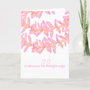 Manuia le Kerisimasi Thank You Card