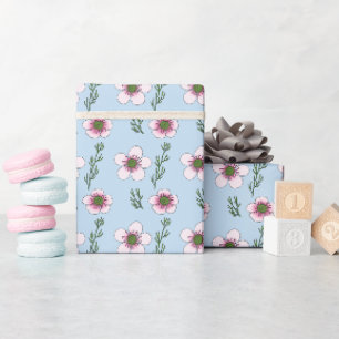 Manuka Flowers Wrapping Paper
