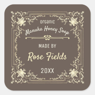 Manuka Honey Soap Square Sticker
