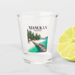 Manukan Island Malaysia Shot Glass