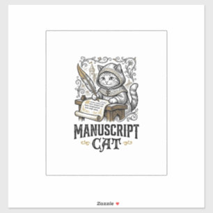 Manuscript Cat Cat Medieval Manuscript Vintage Vec