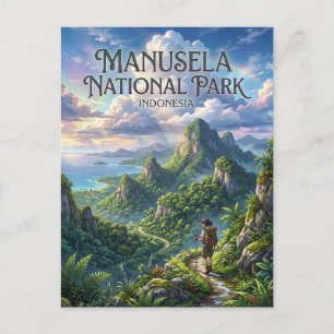 Manusela National Park Indonesia Postcard