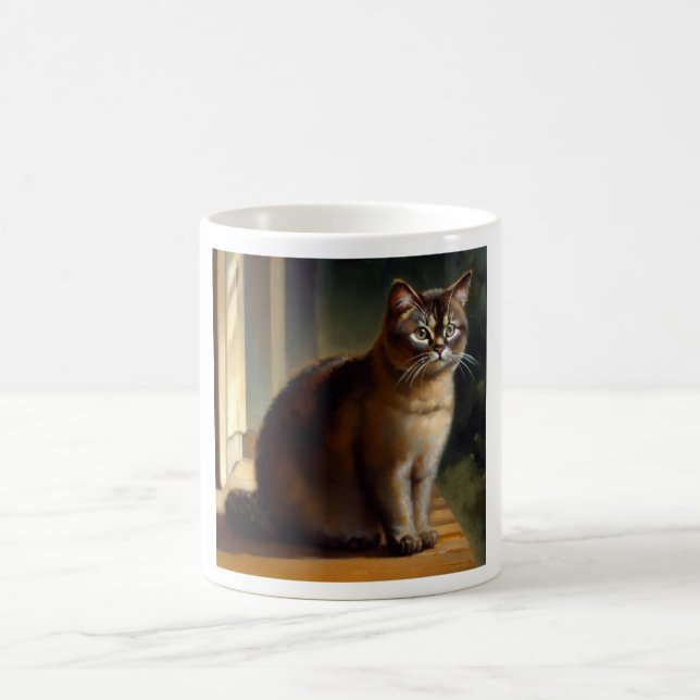 Manx Cat  Coffee Mug (Center)