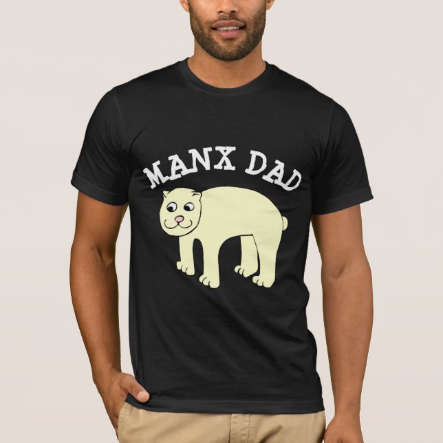 MANX CAT DAD T-SHIRTS (Front)