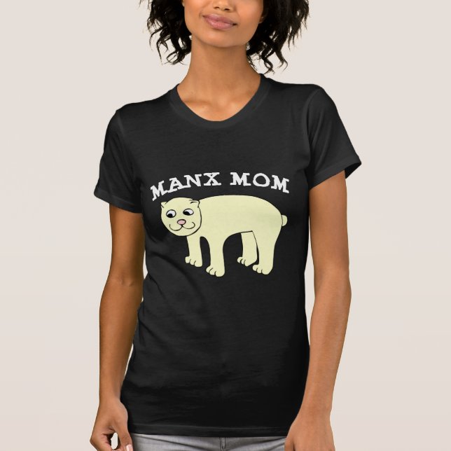 MANX CAT MOM T-SHIRTS (Front)