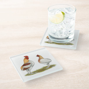Manx Rumpies Glass Coaster