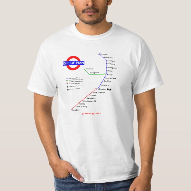 Manx Underground T-Shirt (Front)