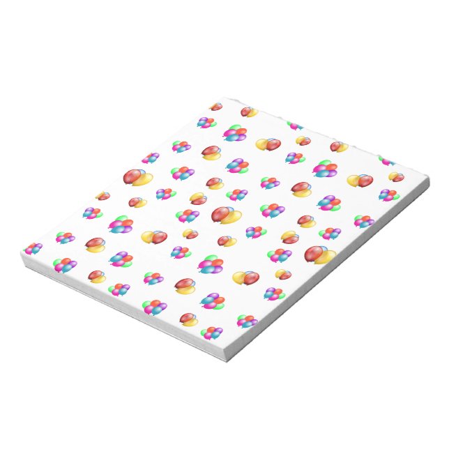 Many Balloons Notepad (Rotated)