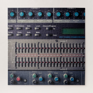 Many Buttons Sound Mixer Studio Jigsaw Puzzle