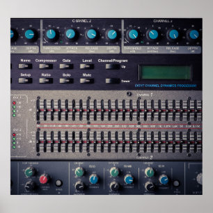 Many Buttons Sound Mixer Studio Poster