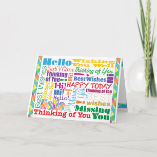 Many Caring Thoughts - Greeting Card