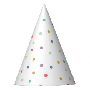 Many Colour Dots Party Hat