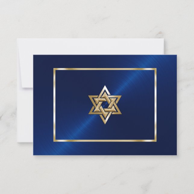 Many Colour Options Bar/Bat Mitzvah Response (Front)