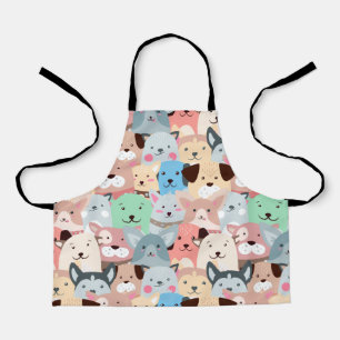 Many Colourful Dogs Design Apron