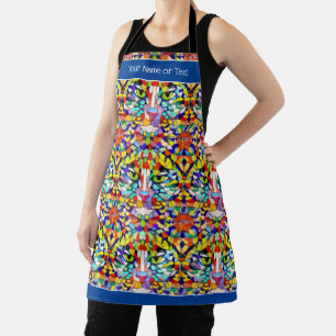 Many Colours Cat Modern Pattern short slogan / nam Apron
