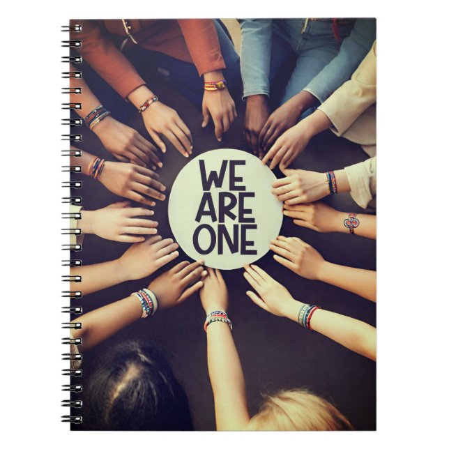  Many Cultures We Are One  Notebook (Front)