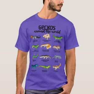 Many different geckos geckos of the world T-Shirt