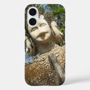 Many Face Wai ... Nong Khai, Isaan, Thailand iPhone 16 Case