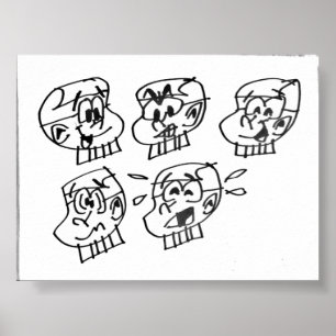 Many Faces Of Steven W Warlock Poster