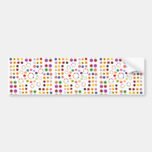 Many Flowers Bumper Sticker