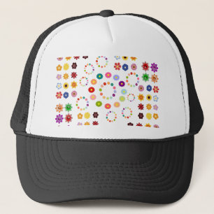 Many Flowers Trucker Hat
