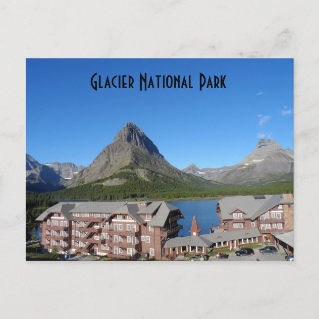 Many Glacier Hotel- Glacier National Park Postcard (Front)