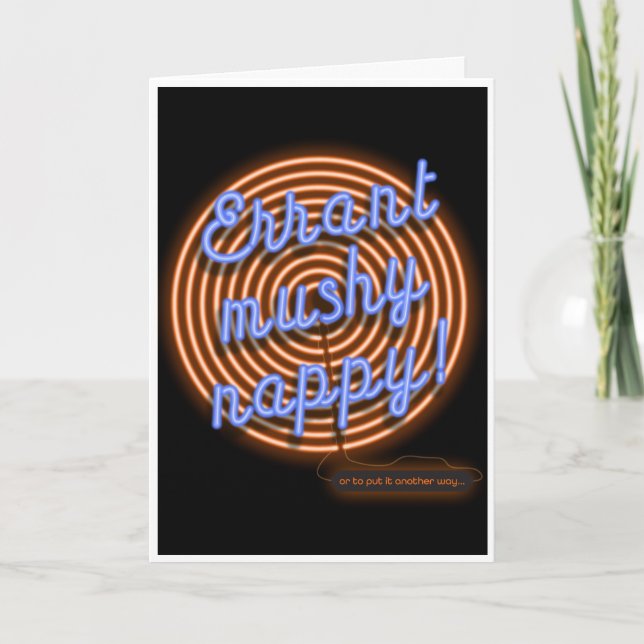 Many Happy Returns funny anagram Card (Front)