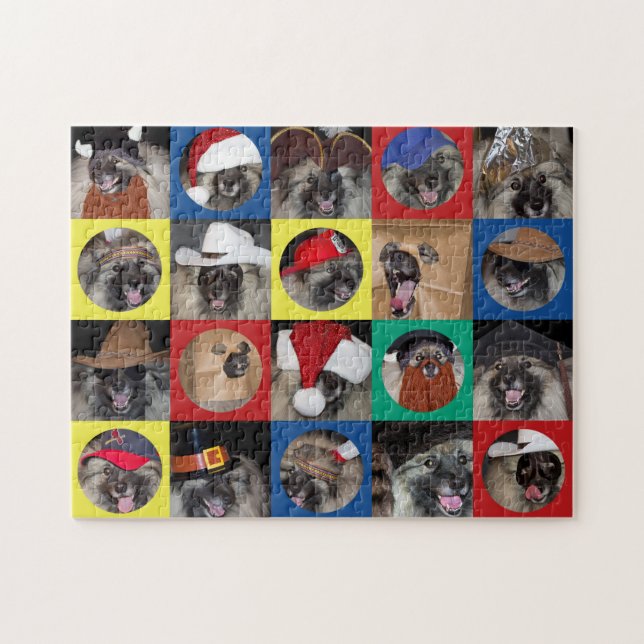 Many Hats of Broadway Keeshond puzzle (Horizontal)