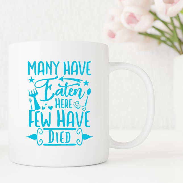 Many have eaten here funny kitchen sayings humour coffee mug (Creator Uploaded)