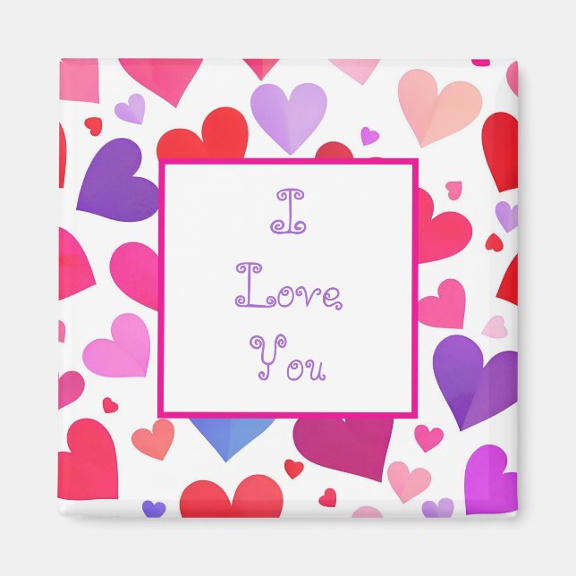 Many Hearts Magnet (Front)