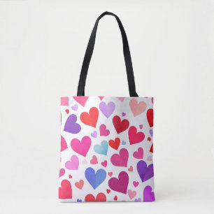 Many Hearts Tote Bag