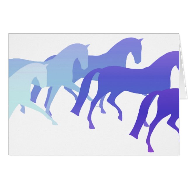 Many Horses (blues) (Front Horizontal)