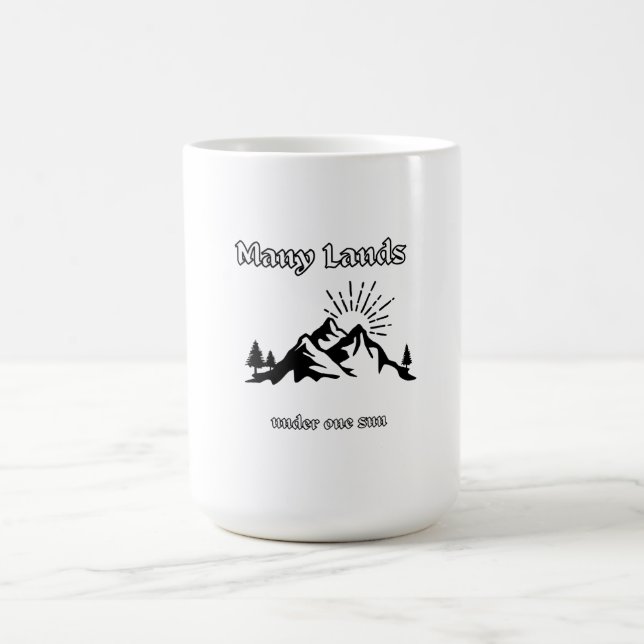 Many Lands Under One Sun Classic T-Shirt Coffee Mug (Center)