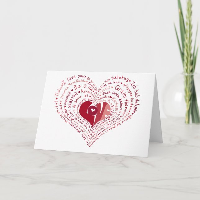 Many Languages of Love Card (Front)