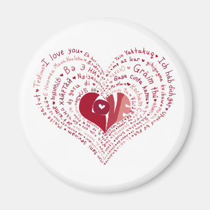 Many Languages of Love Magnet