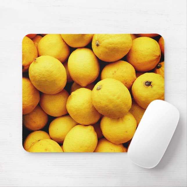 Many Lemons Colorful Mouse Pad (With Mouse)