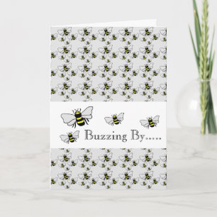 Many Many Bees Happy Birthday Card
