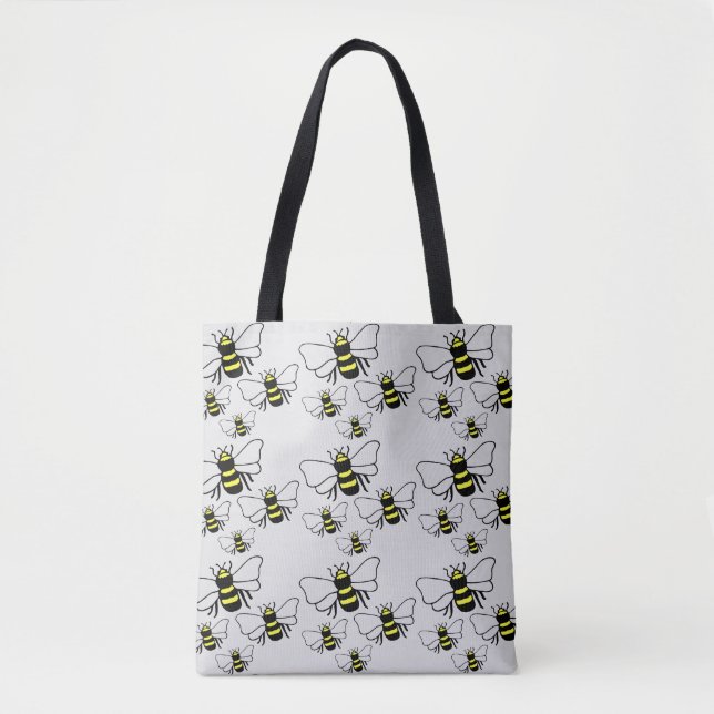 Many Many Bees Tote Bag (Front)
