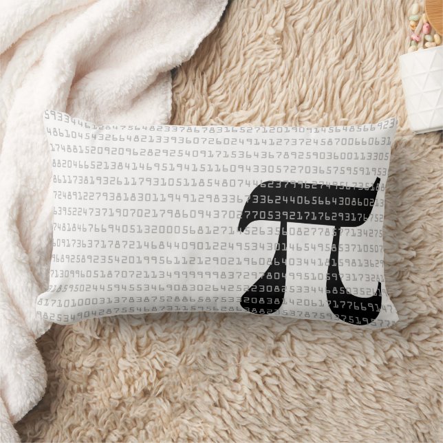 Many Many Digits of Pi Mathematical Constant Lumbar Cushion (Blanket)