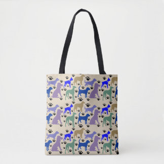 Many Many Dogs Tote Bag