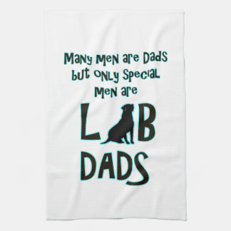 Many Men Are Dads But Only Special Men Are Lab Dad Tea Towel