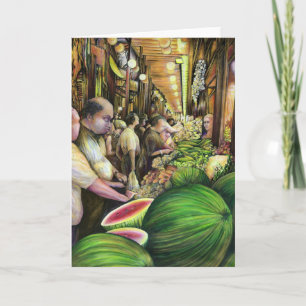 Many Men, Many Melons Budapest Hungary Greeting Ca Card