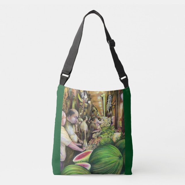 Many Men, Many Melons Crossbody Bag (Front)