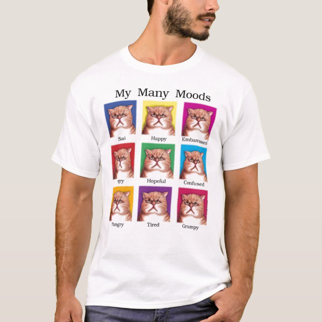 Many Moods T-Shirt (Front)