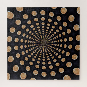 Many Moons Swirl Jigsaw Puzzle