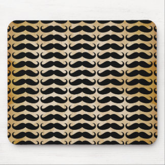 Many Moustaches Pattern Mouse Pad